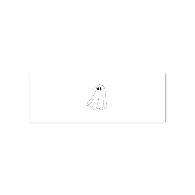 ghost pattern, cute ghost, halloween ghost, spooky self-inking stamp (Design)
