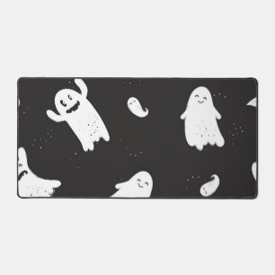 Ghost pattern desk mat