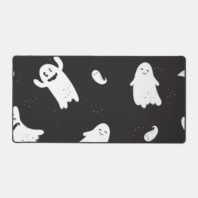 Ghost pattern desk mat (Front)