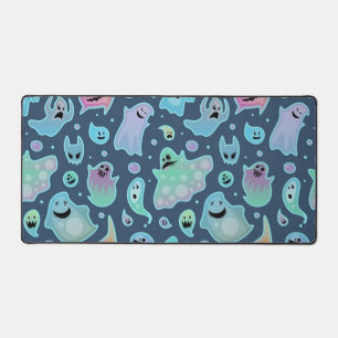 Ghost pattern desk mat