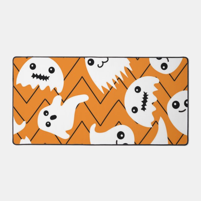 Ghost pattern desk mat (Front)