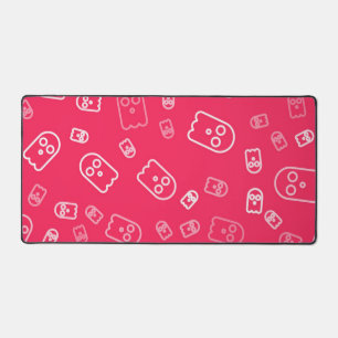 Ghost pattern desk mat
