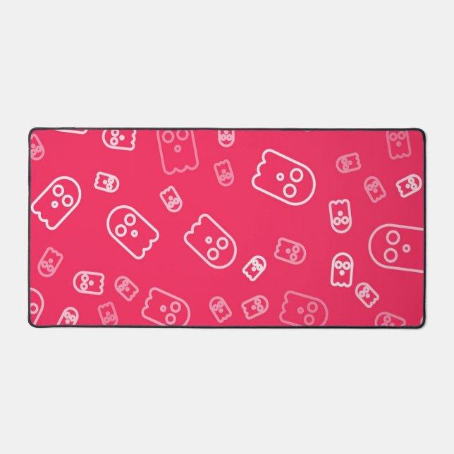 Ghost pattern desk mat (Front)