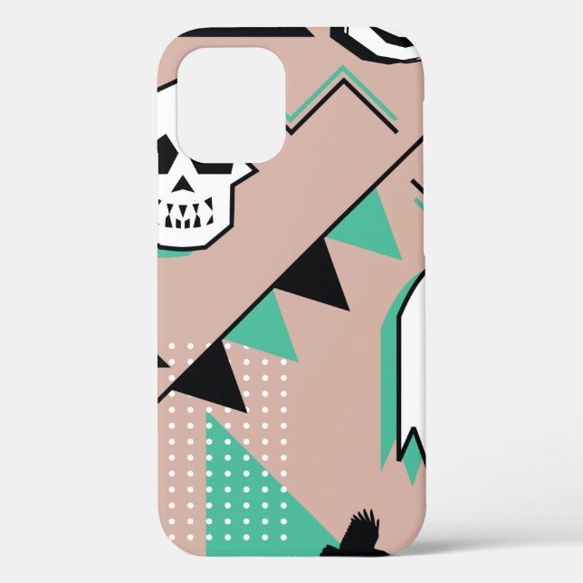 Ghost pattern,halloween theme seamless pattern wit Case-Mate iPhone case (Back)