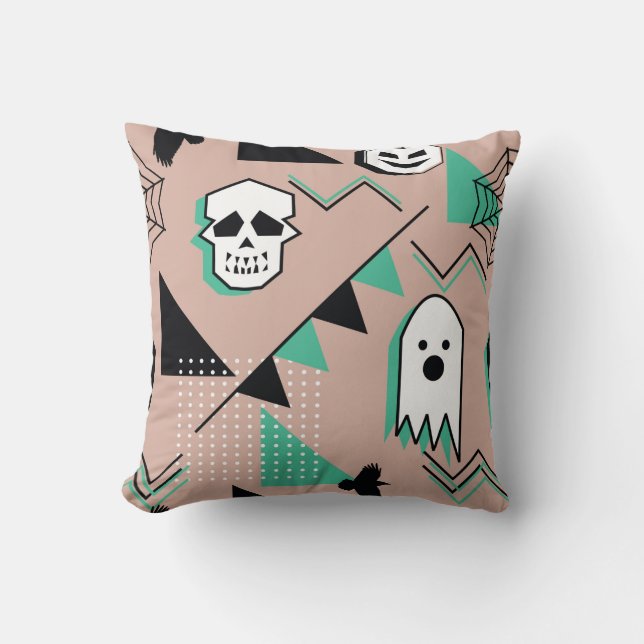 Ghost pattern,halloween theme seamless pattern wit cushion (Front)