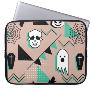 Ghost pattern,halloween theme seamless pattern wit laptop sleeve