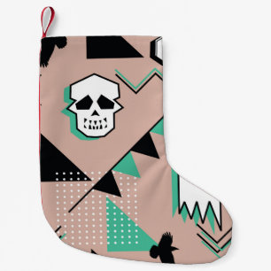 Ghost pattern,halloween theme seamless pattern wit small christmas stocking