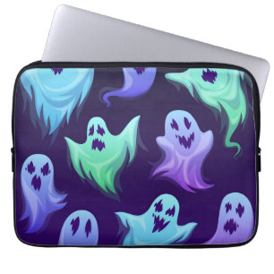 Ghost pattern laptop sleeve