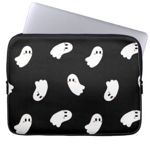 Ghost pattern laptop sleeve