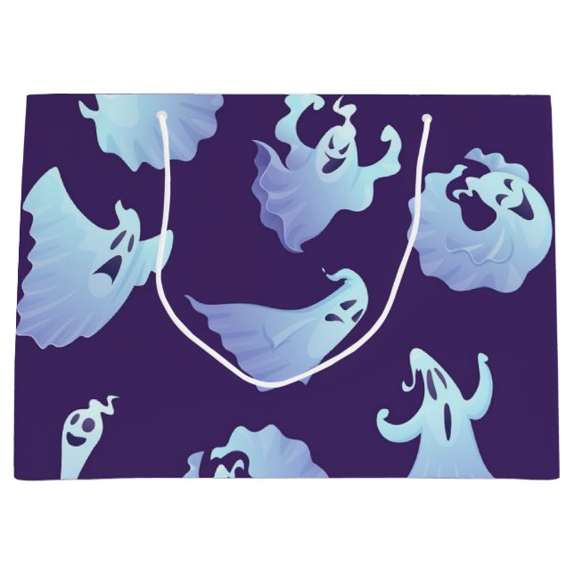 Ghost pattern large gift bag (Front)