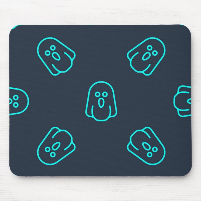 Ghost pattern mouse pad (Front)