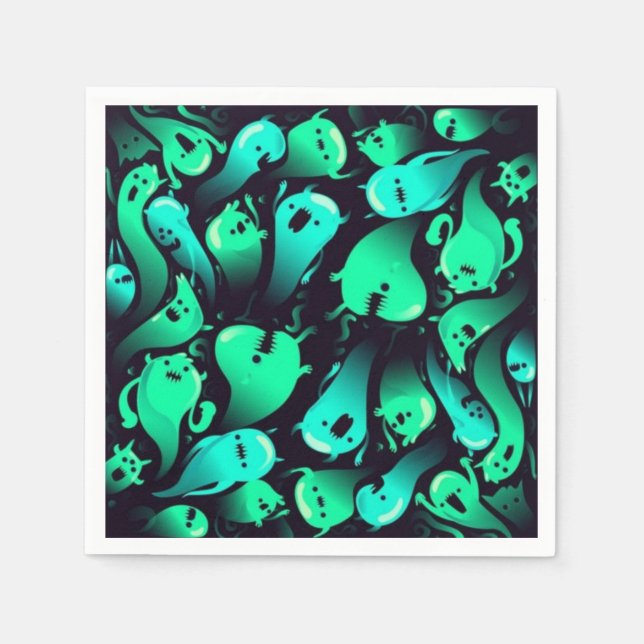Ghost pattern napkin (Front)