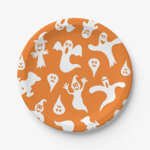 Ghost pattern paper plate