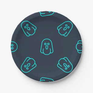 Ghost pattern paper plate