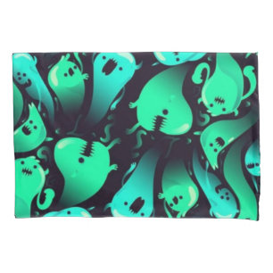 Ghost pattern pillowcase