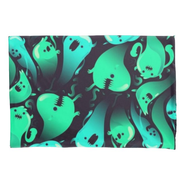 Ghost pattern pillowcase (Front)