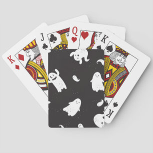 Ghost pattern playing cards
