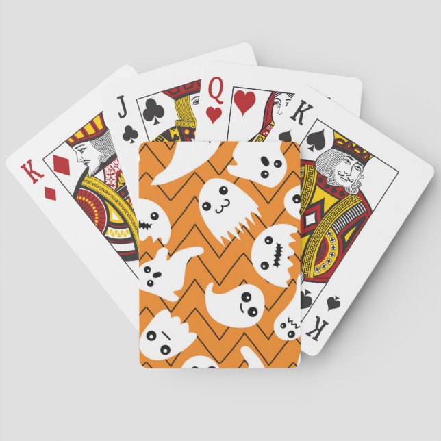 Ghost pattern playing cards (Back)