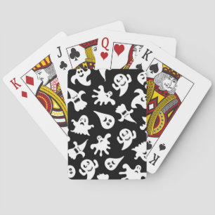 Ghost pattern playing cards