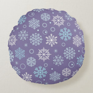 Ghost pattern round cushion
