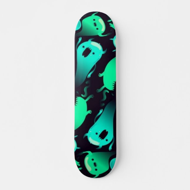 Ghost pattern skateboard (Front)