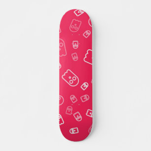 Ghost pattern skateboard