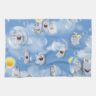 Ghost Pattern Tea Towel