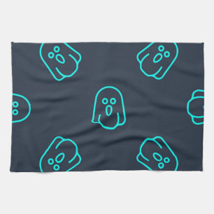 Ghost pattern tea towel