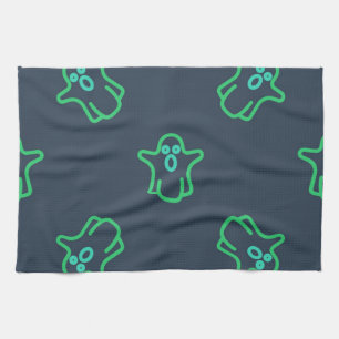 Ghost pattern tea towel