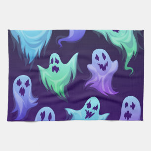 Ghost pattern tea towel