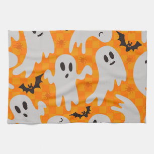 Ghost pattern tea towel