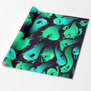 Ghost pattern wrapping paper