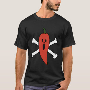 Ghost Pepper Chilli Head Funny Gift Spicy Food Lov T-Shirt