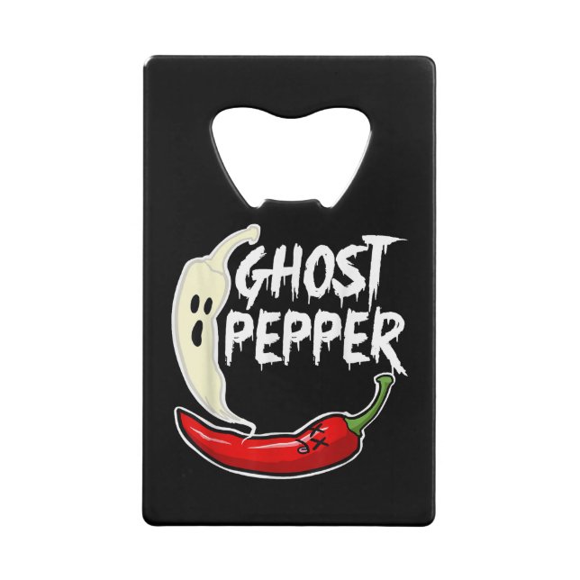 Ghost Pepper Funny Spicy Hot Halloween Ghost Peppe (Front)