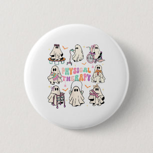 Ghost Physical Therapy Physical Therapist Hallowee 6 Cm Round Badge