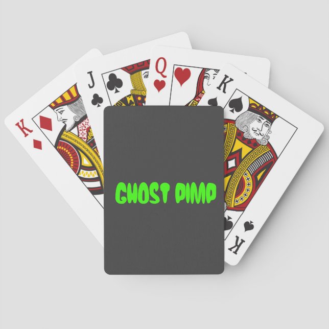 Ghost Pimp Playing Cards (Back)