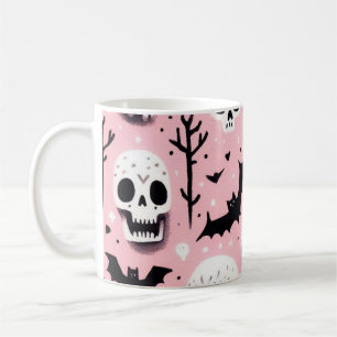 Ghost pink Helloween  Wrapping Paper Sheets Coffee Mug