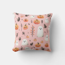 Ghost pink Helloween Wrapping Paper Sheets