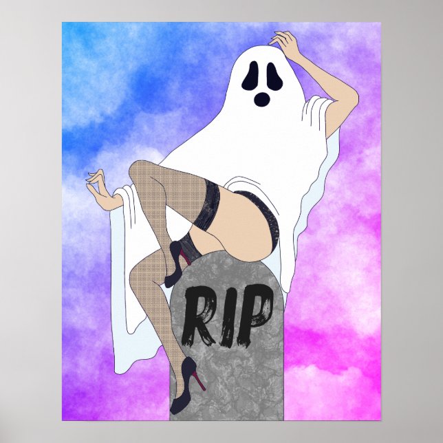 Ghost Pinup Poster (Front)