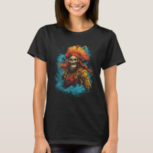 Ghost Pirate Captain by Haunted Horror Halloween 1 T-Shirt