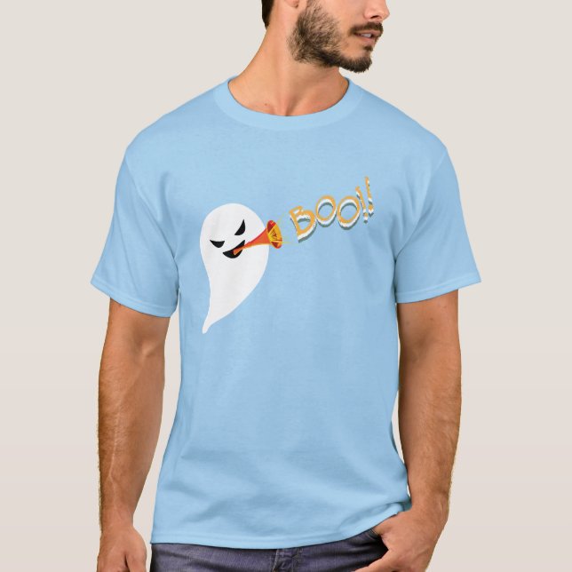 Ghost playing and singing boo T-Shirt (Front)