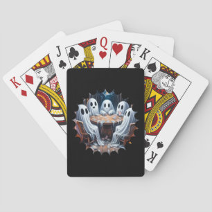 Ghost Playing Poker Playing Cards