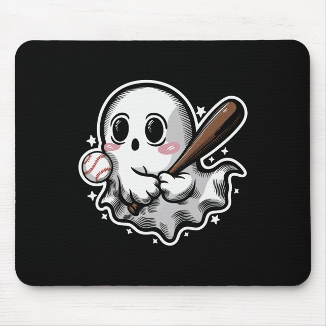 Ghost Playing Sell  Mouse Pad (Front)