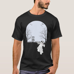 Ghost Plays Disc Golf Halloween Costume T-Shirt