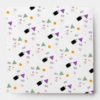 Ghost Pumpkin Confetti pattern Envelope