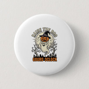 Ghost Pumpkin Shirt Vintage Halloween Engraving Te 6 Cm Round Badge