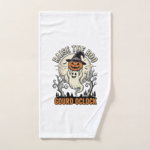 Ghost Pumpkin Shirt Vintage Halloween Engraving Te Hand Towel