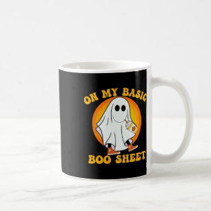 Ghost Pumpkin Spice Latte Fall Vibe Halloween Funn Coffee Mug
