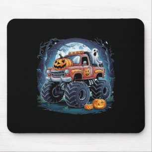 Ghost Pumpkin Spooky Season Halloween Costume Mouse Pad