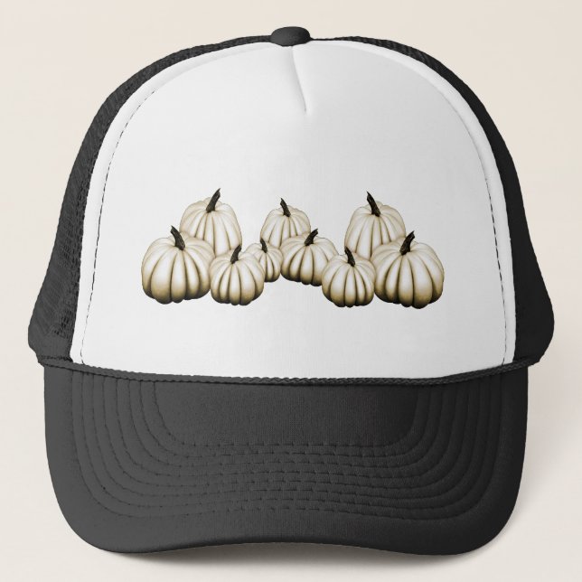 Ghost Pumpkins Trucker Hat (Front)